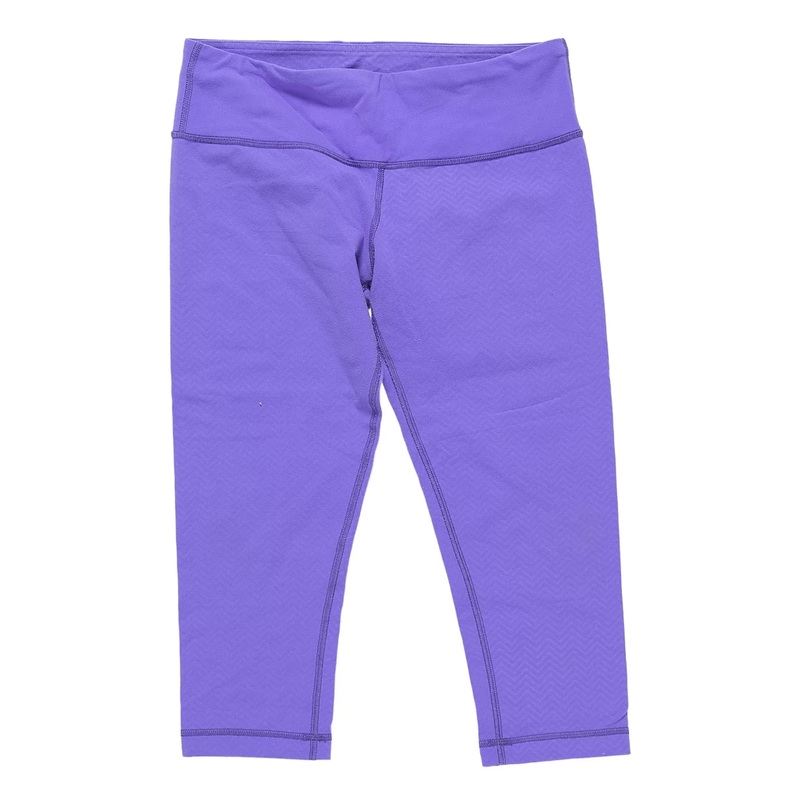 Lululemon High-Rise Crop Leggings - Women's Estimated Size 8 Purple