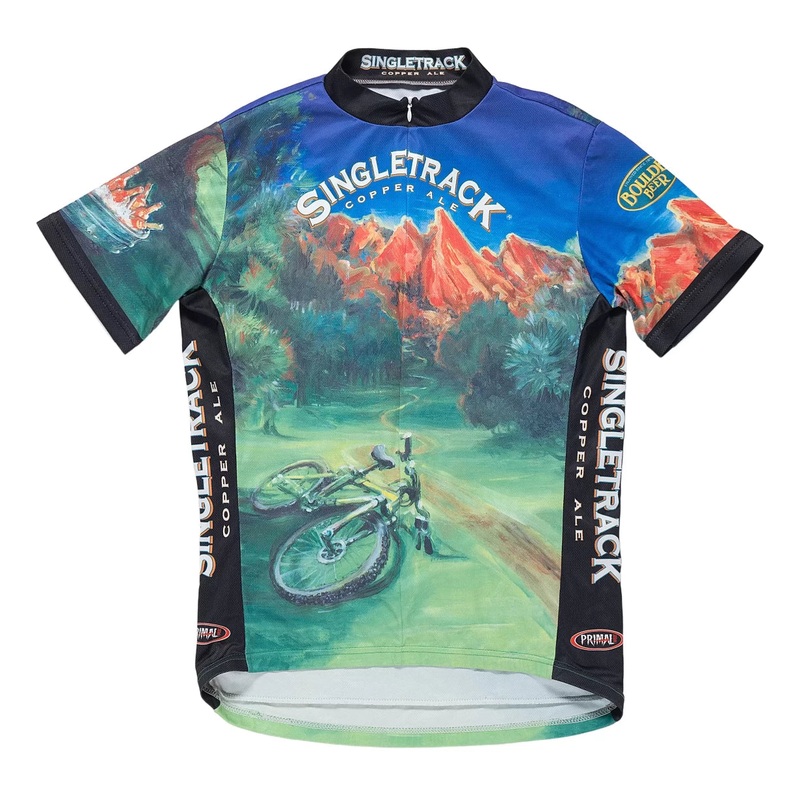Primal Wear Singletrack Copper Ale Cycling Jersey L Multi