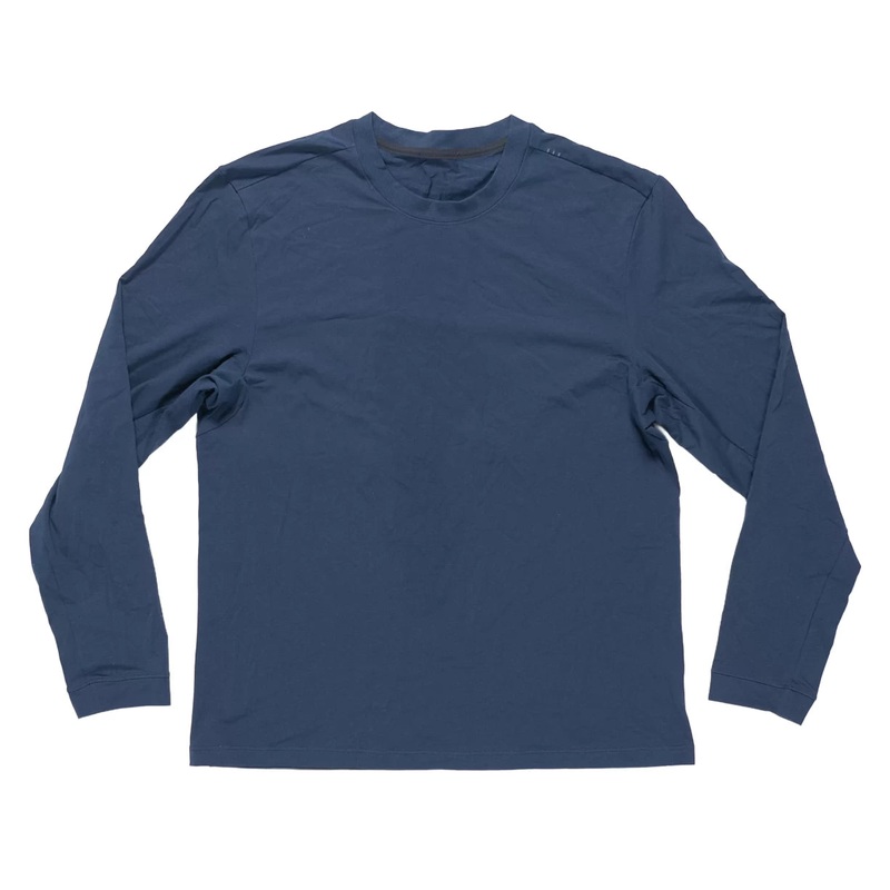 Lululemon License to Train Long-Sleeve Shirt L Blue