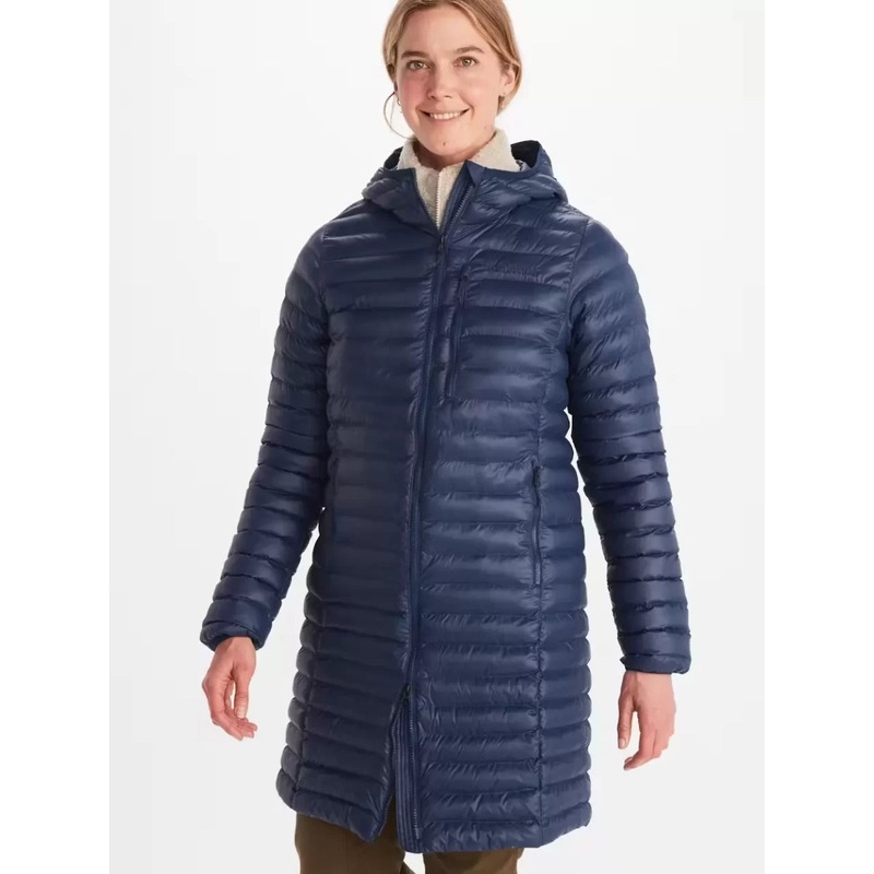 Marmot Echo Featherless Long Jacket M Arctic Navy Shiny