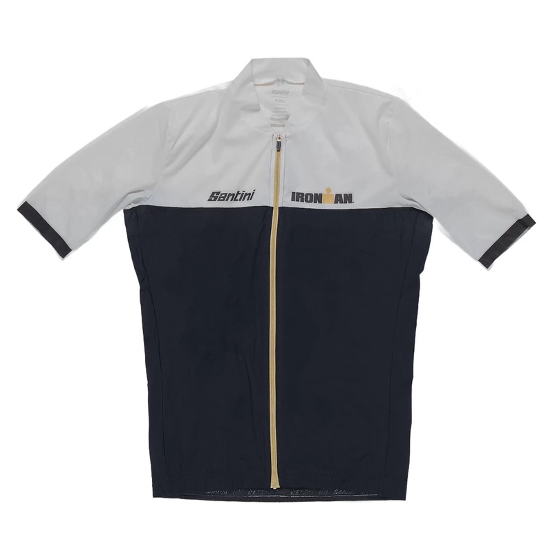 Santini Ironman Short-Sleeve Jersey XXL Black/White