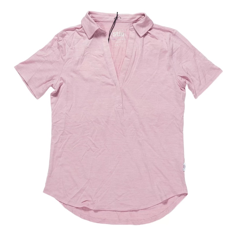 Stio Alpin Lightweight Merino Polo - Women's XS Rose