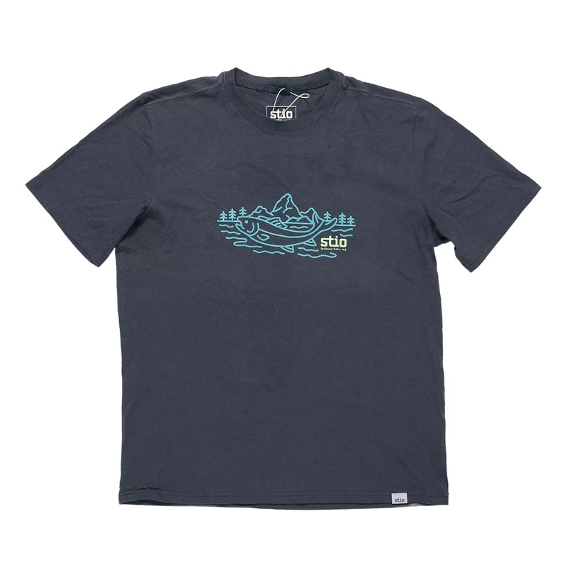 Stio Teton Trout Tee - Men's M Abyss
