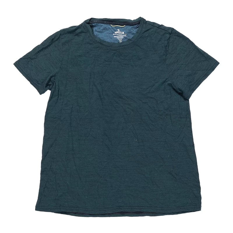 Bombas Merino Wool Blend T-Shirt M Green