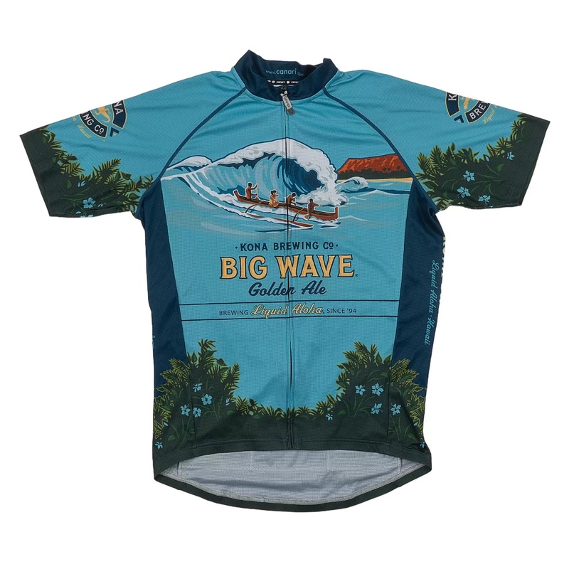 Canari KBC Big Wave Cycling Jersey - Men's L Blue