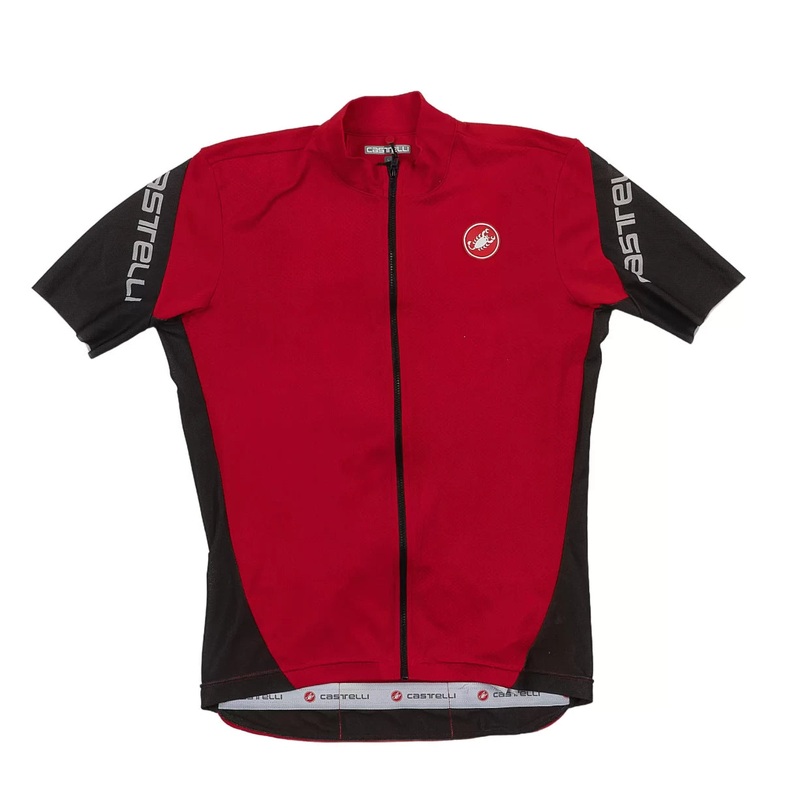 Castelli Entrata Bike Jersey - Men's L Red
