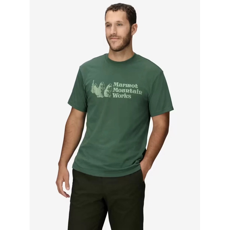 Marmot Mountain Works Short Sleeve T-Shirt M Juniper