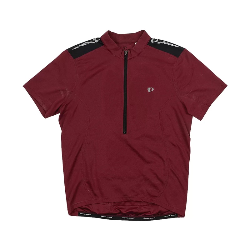 Pearl Izumi Half-Zip Short Sleeve Jersey - Men's M Maroon