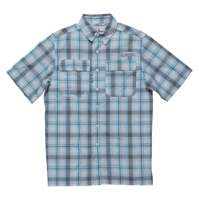 Habit Outdoors Solar Factor Short Sleeve - Men S Light Blue