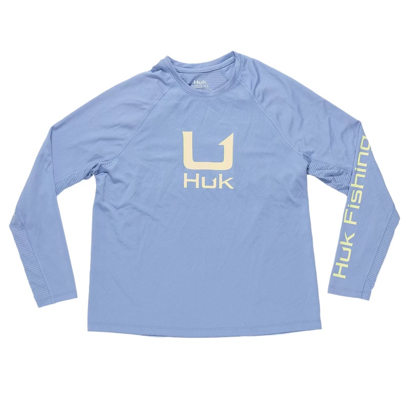 Huk Icon Long Sleeve - Women's M Lightning Sky