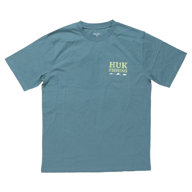 Huk Saltwater Fish Tee M Atlantic