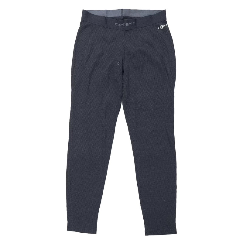 Carhartt Force Midweight Waffle Base Layer Pant - Women's M Black
