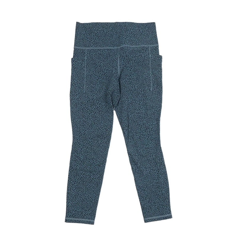 Athleta Salutation Stash II Textured Tight - Women's S Blue/Black