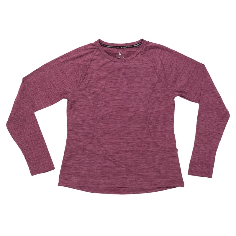 Spyder Active Long Sleeve - Women's L Burgundy