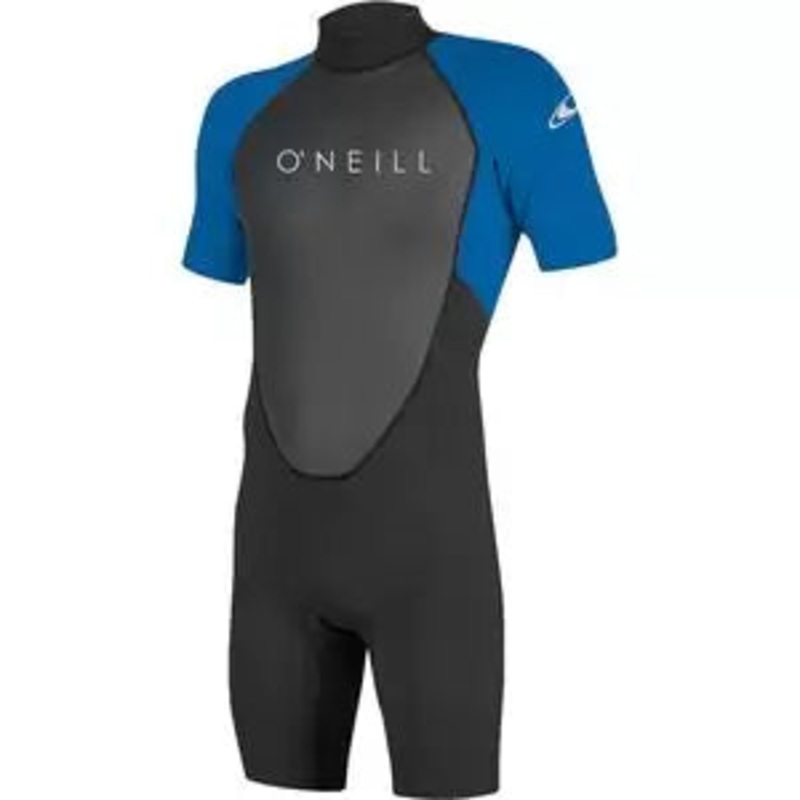 O'Neill Reactor II 2mm Back-Zip Short-Sleeve Spring Wetsuit LS Black/Ocean