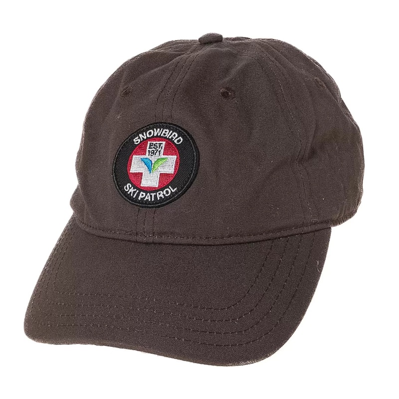 Snowbird Ski Patrol Logo Dad Hat One Size Brown