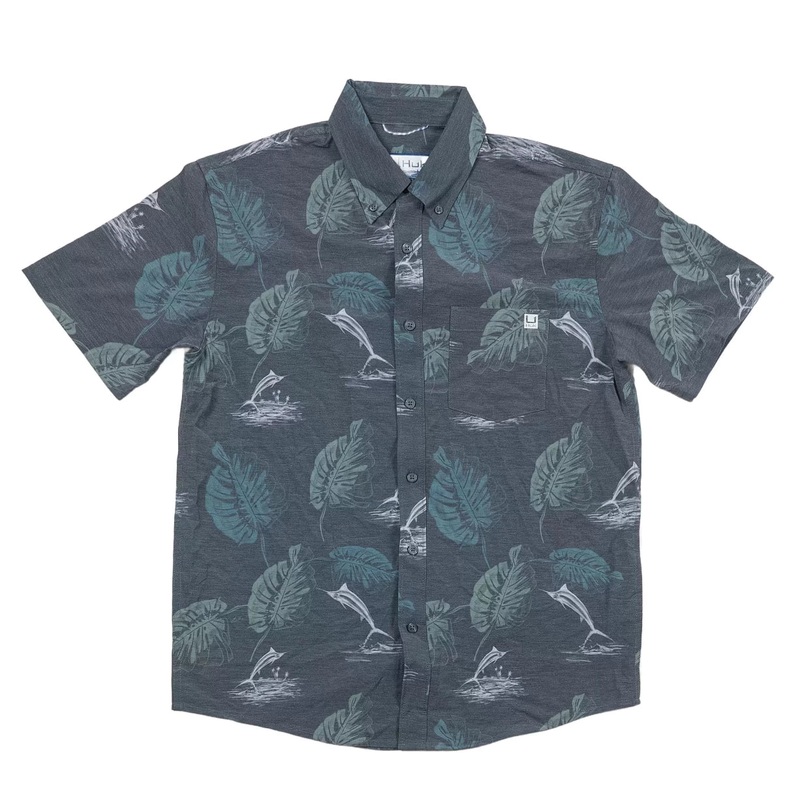 Huk KC Kona Button Down M Ash