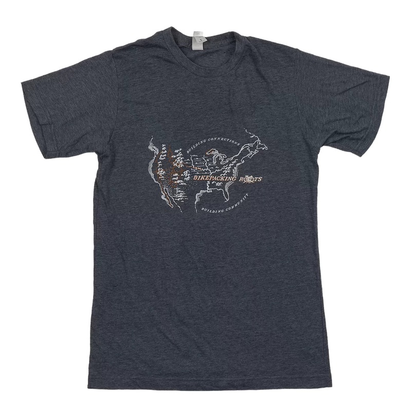 Tultex Bikepacking Roots T-Shirt S Grey