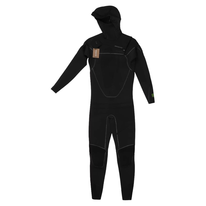 Patagonia R2 Yulex Front-Zip Hooded Full Wetsuit - Men's M Black