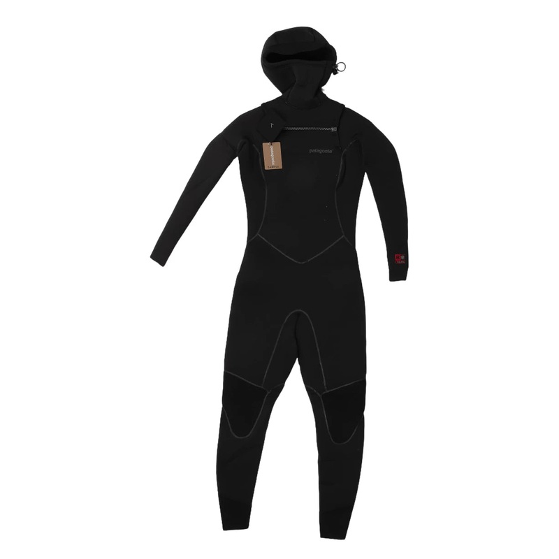 Patagonia R4 Yulex Front-Zip Hooded Full Suit - Women's 6 Black