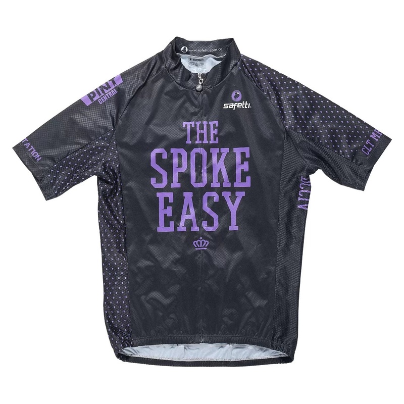 Safetti The Spoke Easy Cycling Jersey L Black