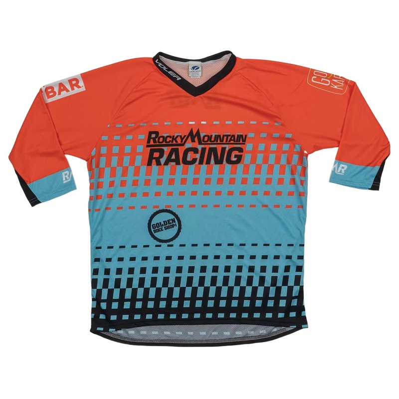 Voler 3/4 Bike Jersey - Men's L Blue/Orange