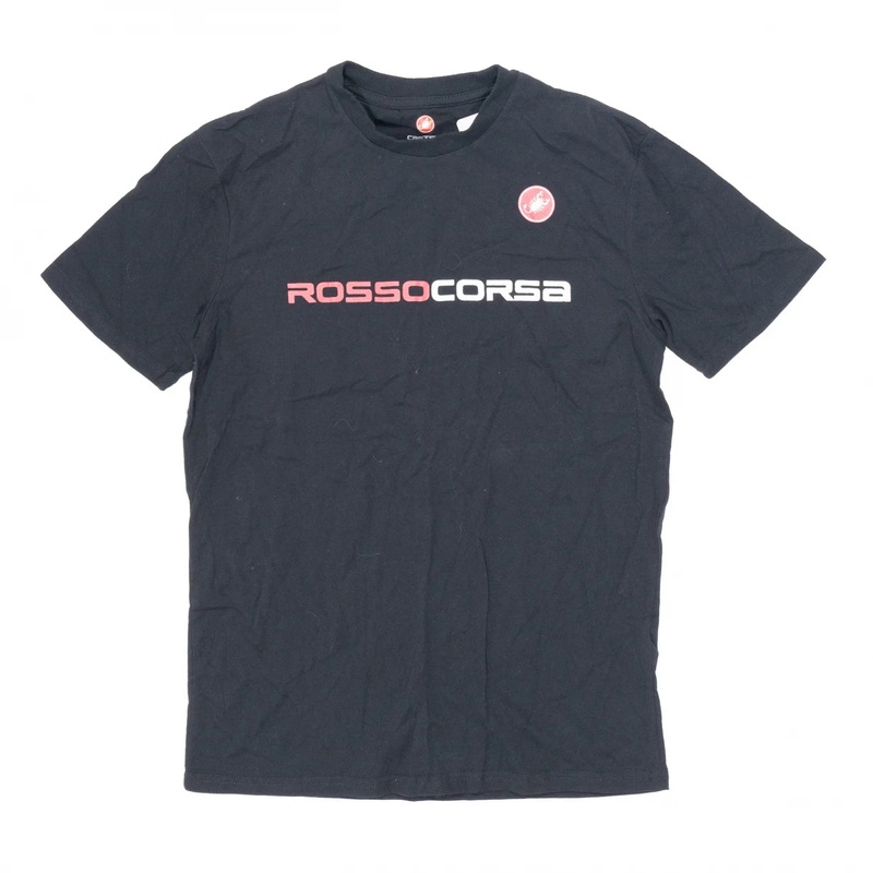Castelli Rosso Corsa T-Shirt - Men's M Black