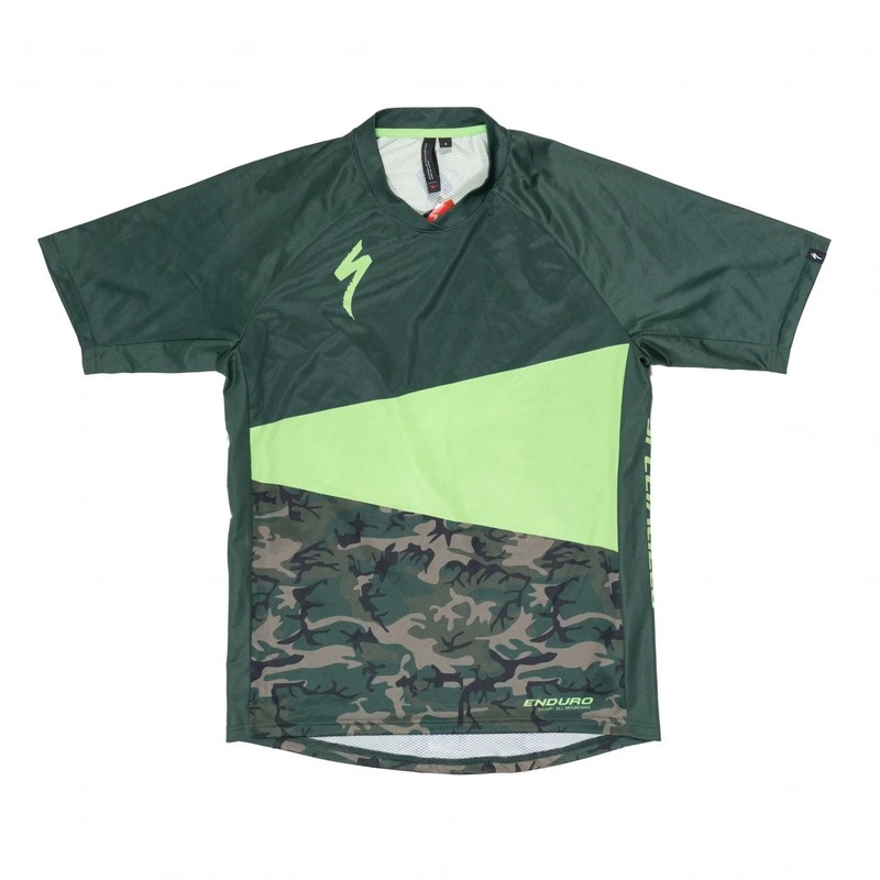 Specialized Enduro Comp Short Sleeve MTB Jersey - Men's S Camo