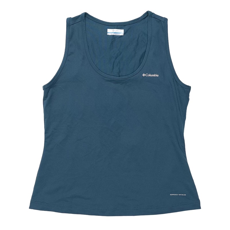 Columbia Hike Performance Tank M Blue Green