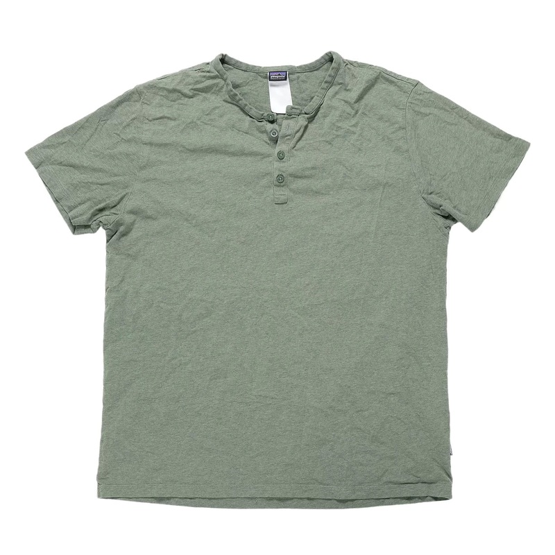 Patagonia Short Sleeve Henley XL Green