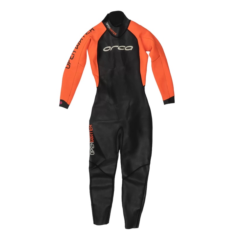 Orca Vitalis Hi-Vis Openwater Wetsuit - Women's M Black/Orange