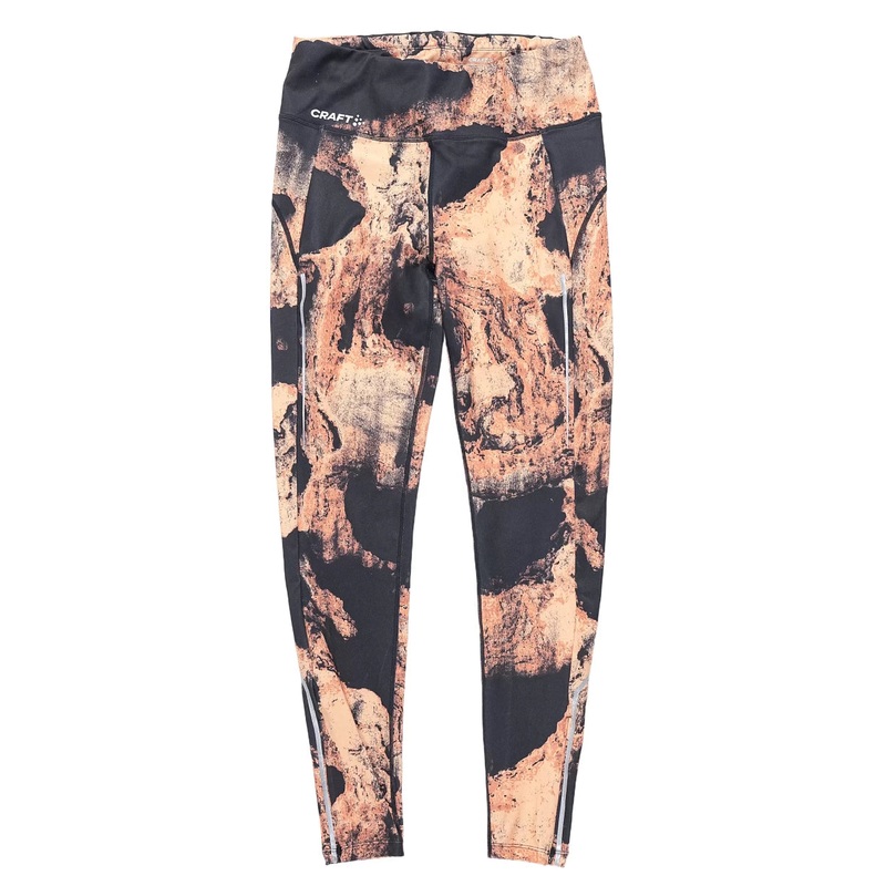 Craft ADV Essence Running Tights - Women's M Orange/Black