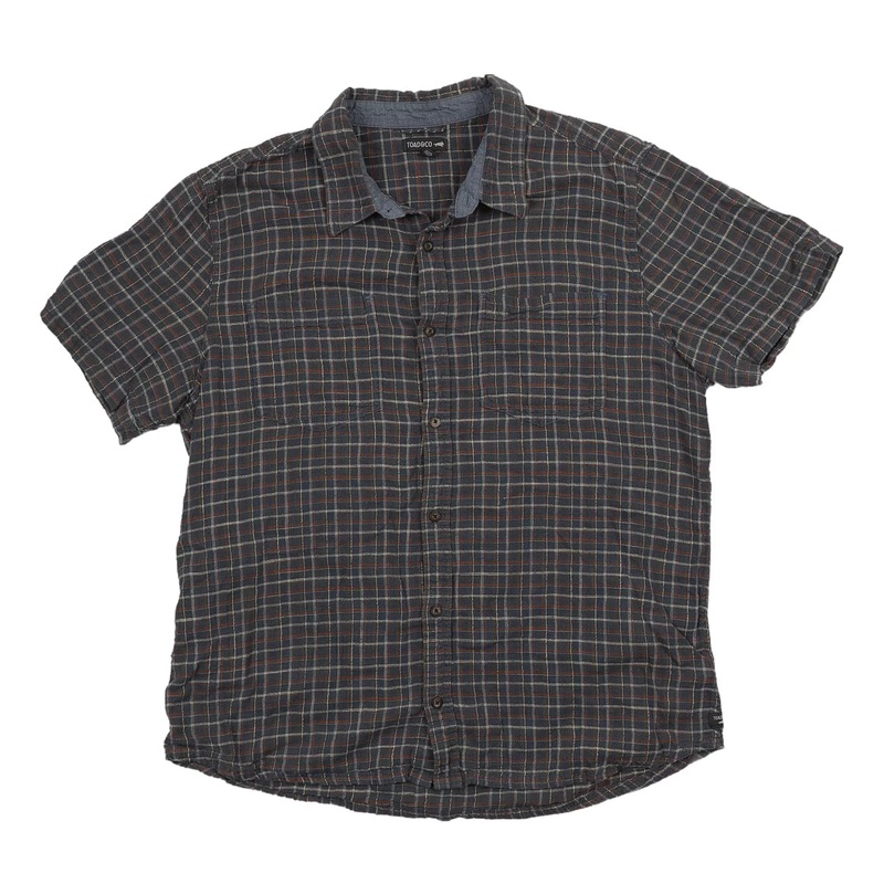 Toad and Co Fletcher Short Sleeve Shirt XL Plaid