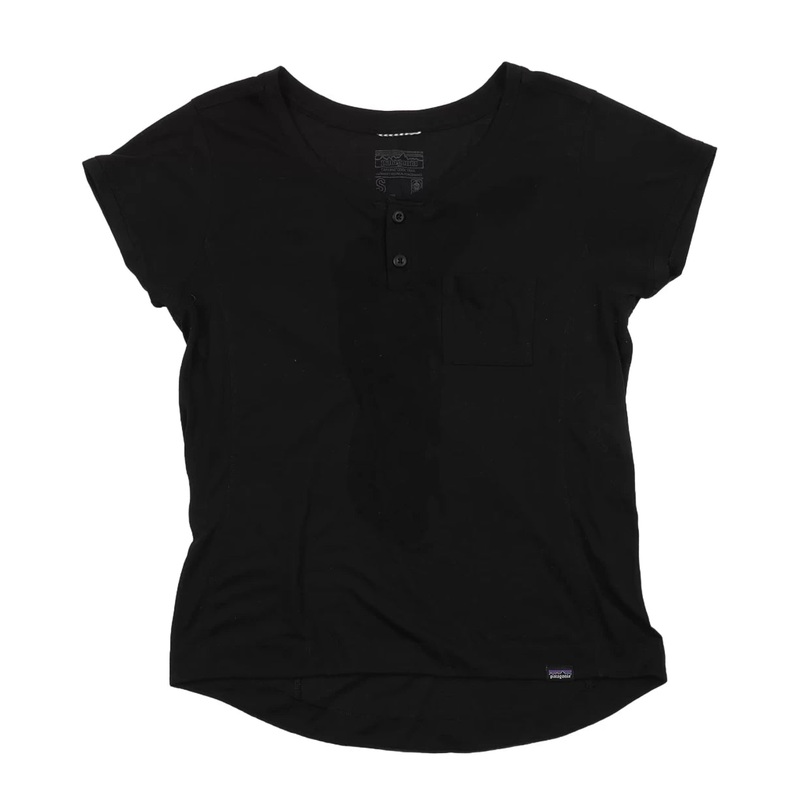 Patagonia Capilene Cool Trail Bike Henley - Women's S Black