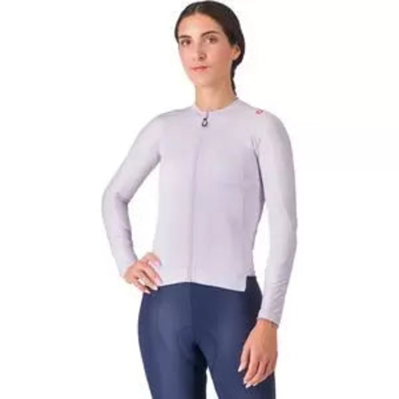 Castelli Espresso Long-Sleeve Jersey M Purple Mist/Dark Night Shade