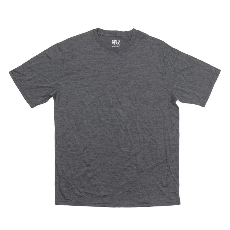 Minus 33 Merino Lightweight Short-Sleeve Shirt - Men's XL Grey