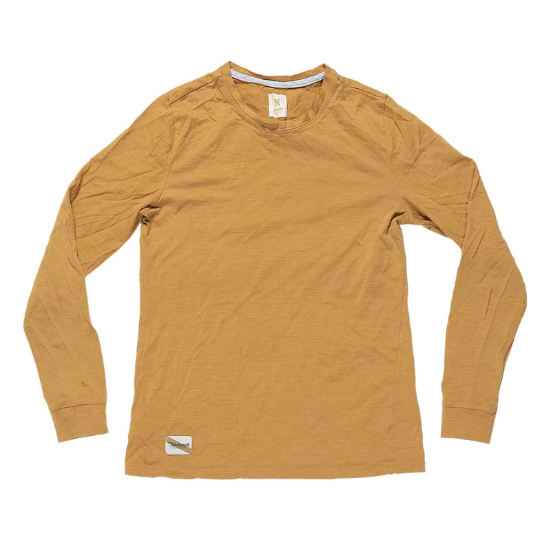Tracksmith Harrier Long Sleeve Tee - Women's M Gold