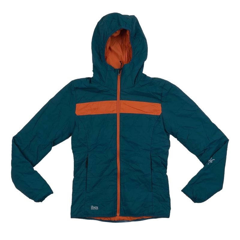 Ibex Wool Aire Hoodie - Women's XS Teal