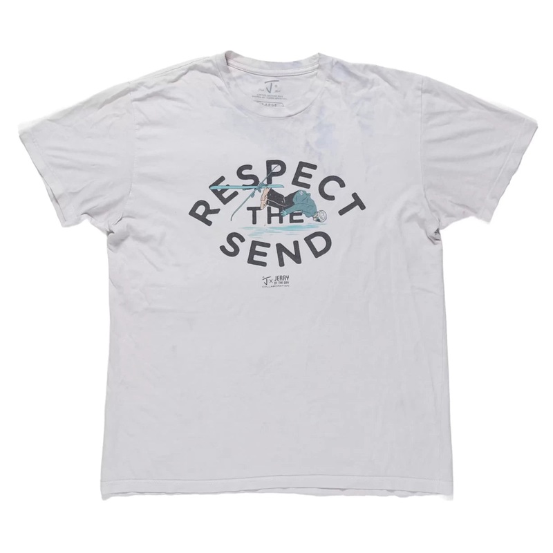 J-Skis Respect The Send Tee L White