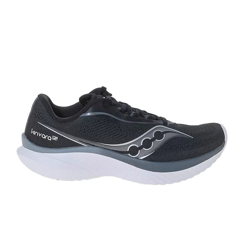 Saucony Kinvara 15 Running Shoes - Women's 8.5 Black/White