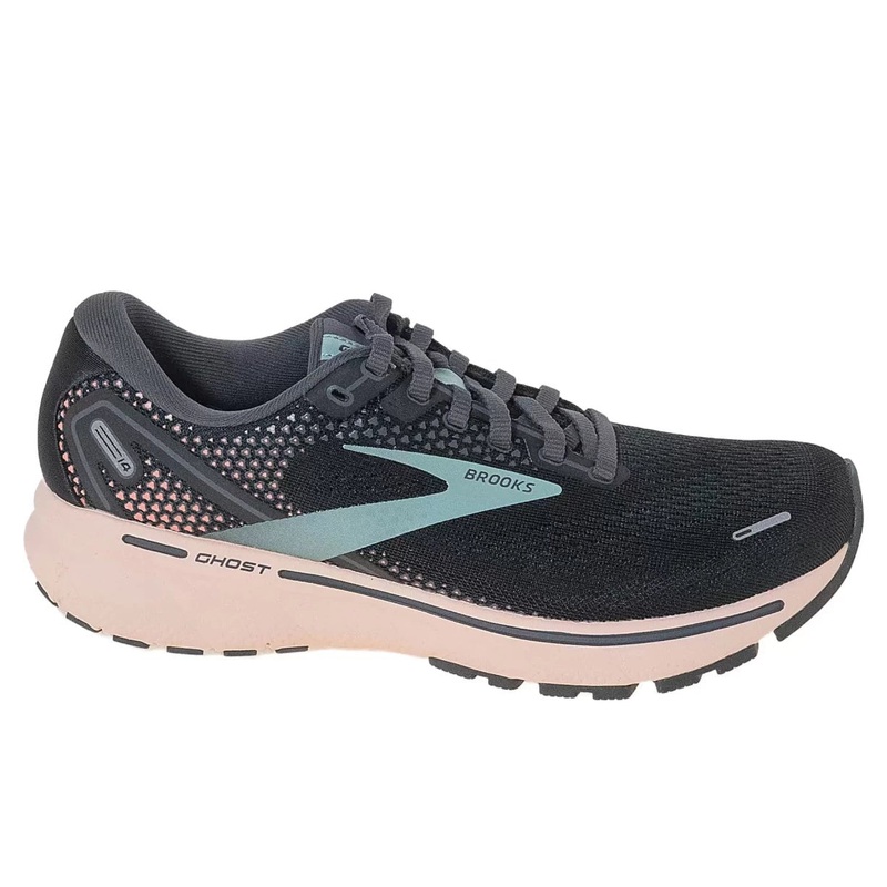 Brooks Ghost 14 Running Shoes - Women's 8.5 Black/Pink