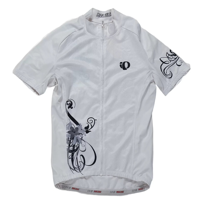 Pearl Izumi Full Zipper Cycling Jerseys - Women S White/Black