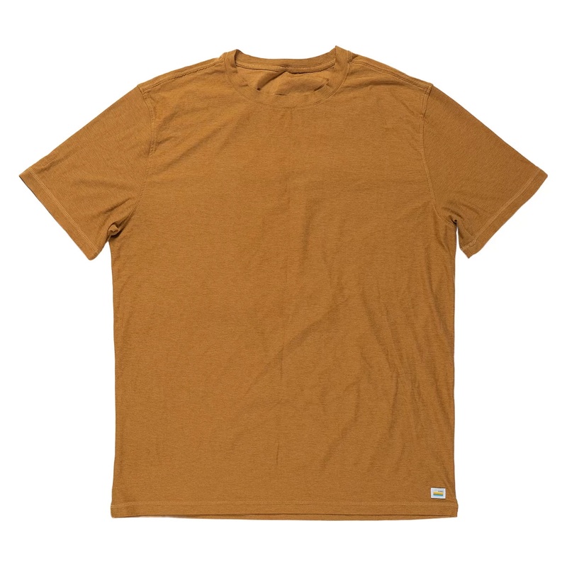 Vuori Strato Tech Tee Estimated L Yellow