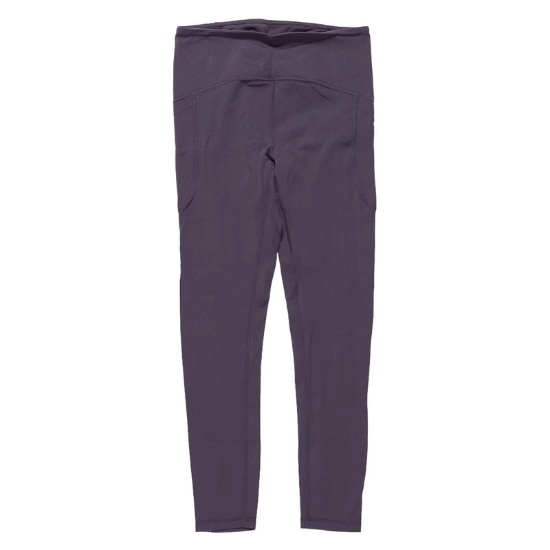 Zella Studio Luxe High Waist Pocket Leggings - Women's M Plum