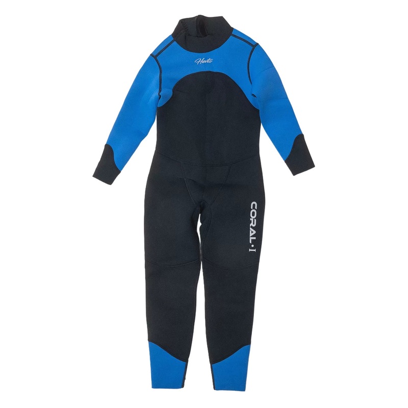 Hevto 3/2mm Wetsuit Back Zip 10 Blue