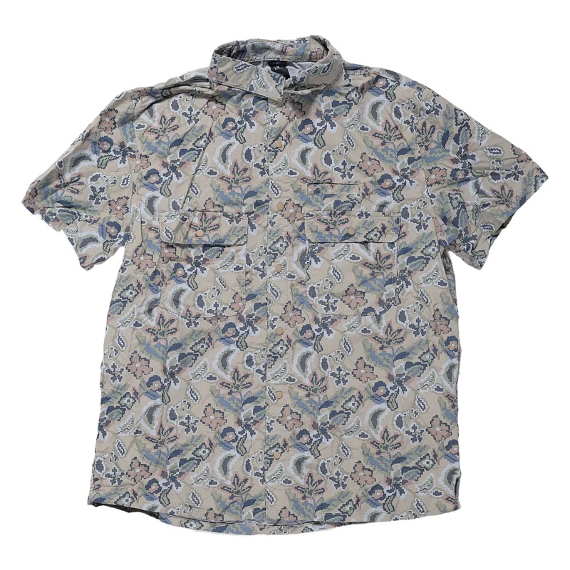 Mountain Hardwear Stryder Short Sleeve Shirt - Men's L Brown/Green