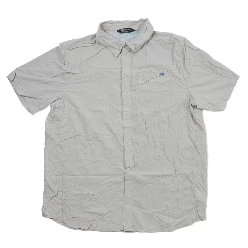 Outdoor Research Astroman Short-Sleeve Sun Shirt - Men's XL Tan