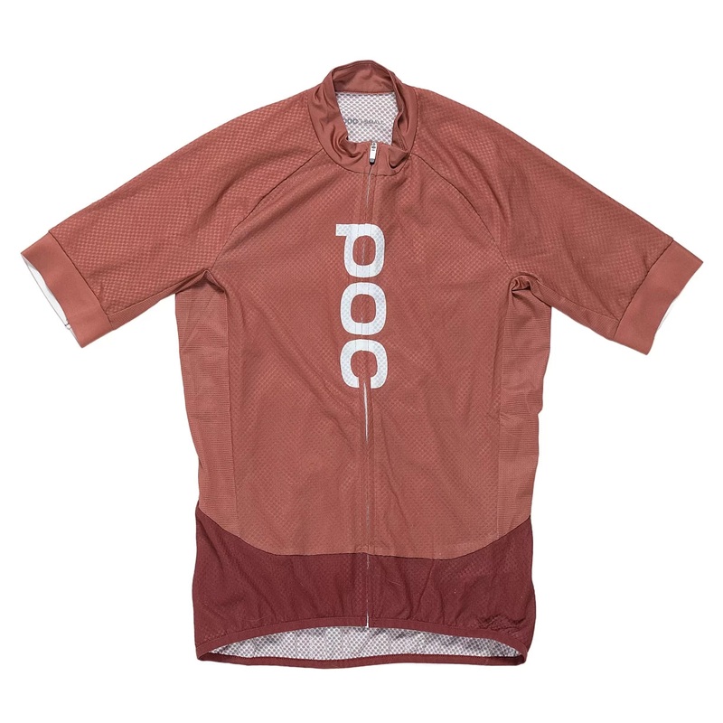POC Essential Logo Road Cycling Jersey - Women's S Rust