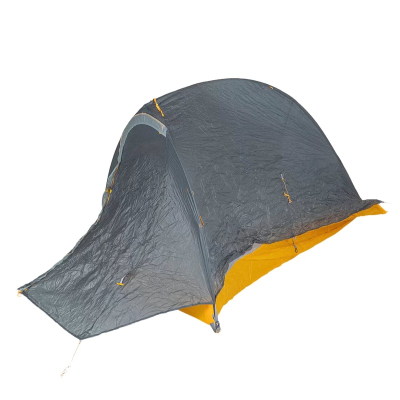 Big Agnes Fly Creek HV UL1 Bikepack Tent: 1-Person 3-Season 1 Person Yellow