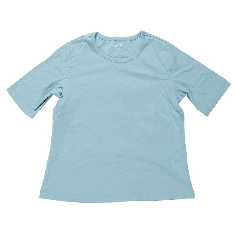 Duluth Trading Co. Longtail T Elbow Sleeve Scoopneck - Women's XL Teal